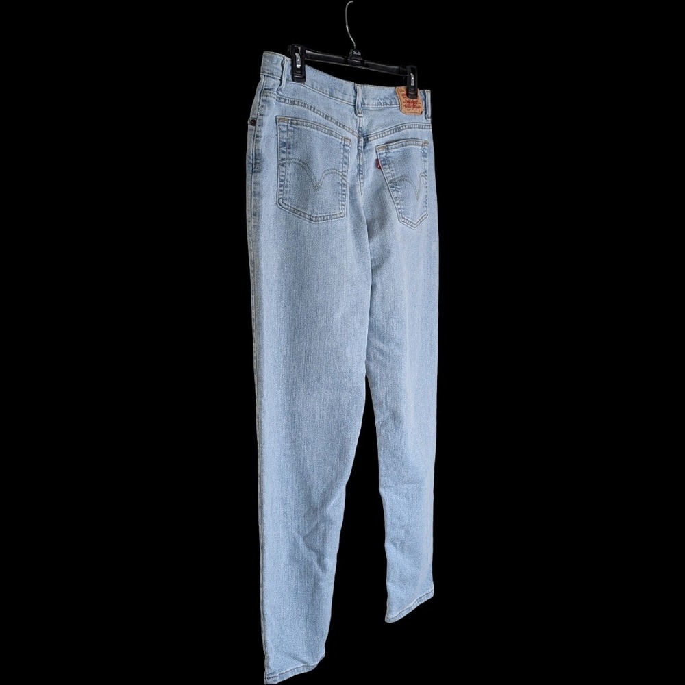 Levi's 512 Classic Slim Tapered Jeans Womens 16 M Light Wash High Rise Vintage - Picture 10 of 15